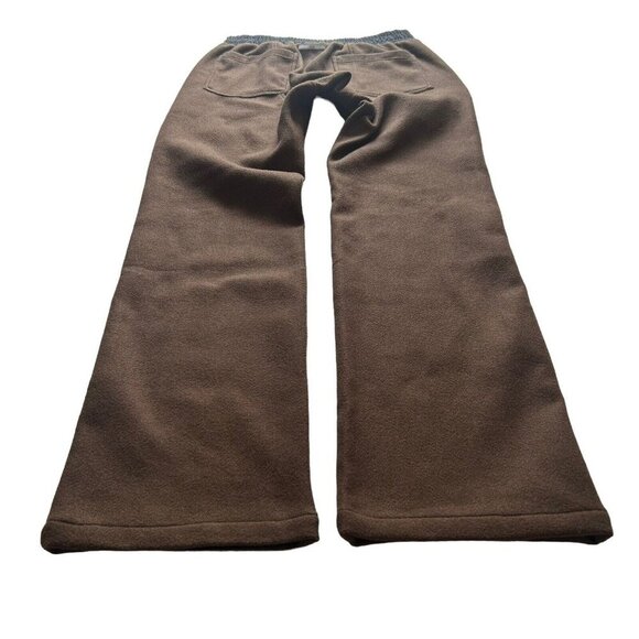 Richie Le Collection Sweatpants Men's Relaxed Straight Pant Brown Black Small - Picture 1 of 12